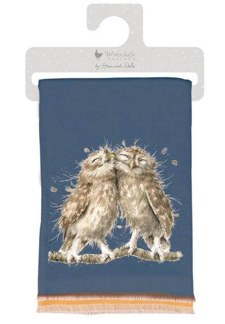 Wrendale 'Birds of a Feather' Owl Winter Scarf