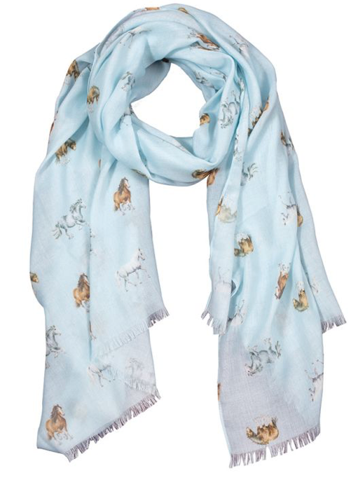 Wrendale 'Feathers and Forelocks' Horse Scarf