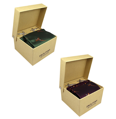 Pheasant Tie, Cufflinks & Hankie Set